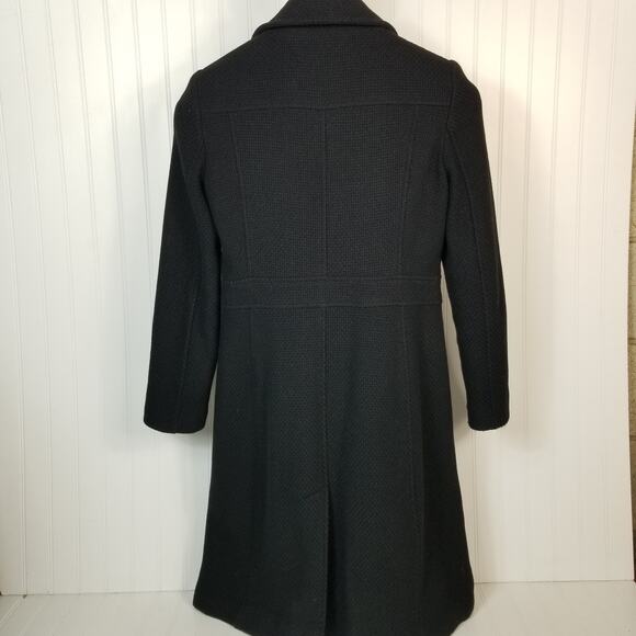 Marciano Wool Blend Knee Length Coat Black Small - Picture 6 of 7